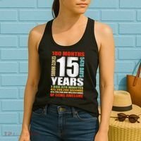15th Birthday 15 Years Old Boy Girl  Being Awesome Women's Tank Top thumb 2
