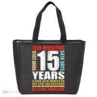 15th Birthday 15 Years Old Boy Girl  Being Awesome Tote Bag thumb 0