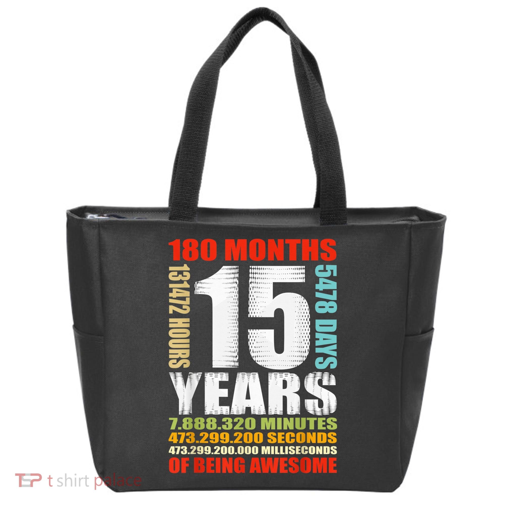 15th Birthday 15 Years Old Boy Girl  Being Awesome Tote Bag