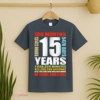 15th Birthday 15 Years Old Boy Girl  Being Awesome T-Shirt thumb 2