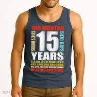 15th Birthday 15 Years Old Boy Girl  Being Awesome Tank Top thumb 3