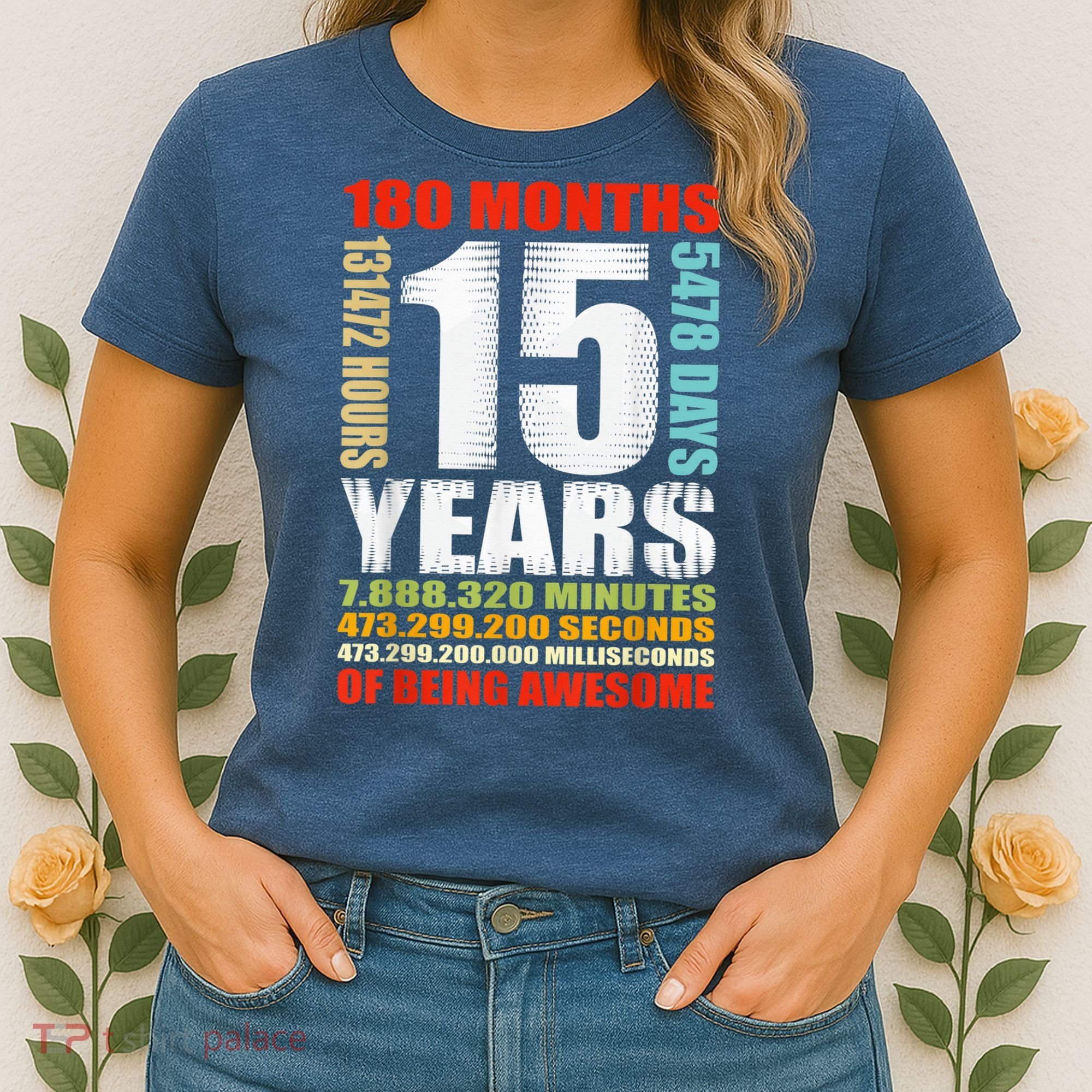 15th Birthday 15 Years Old Boy Girl  Being Awesome Women's T-Shirt