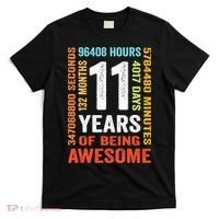 11th Birthday 11 Years Old Vintage Retro 132 Months T-Shirt thumb 0