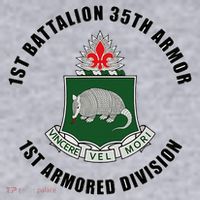 1st Battalion 35th Armor 1st Armored Division Women's Sweatshirt thumb 2