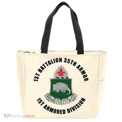 1st Battalion 35th Armor 1st Armored Division Tote Bag