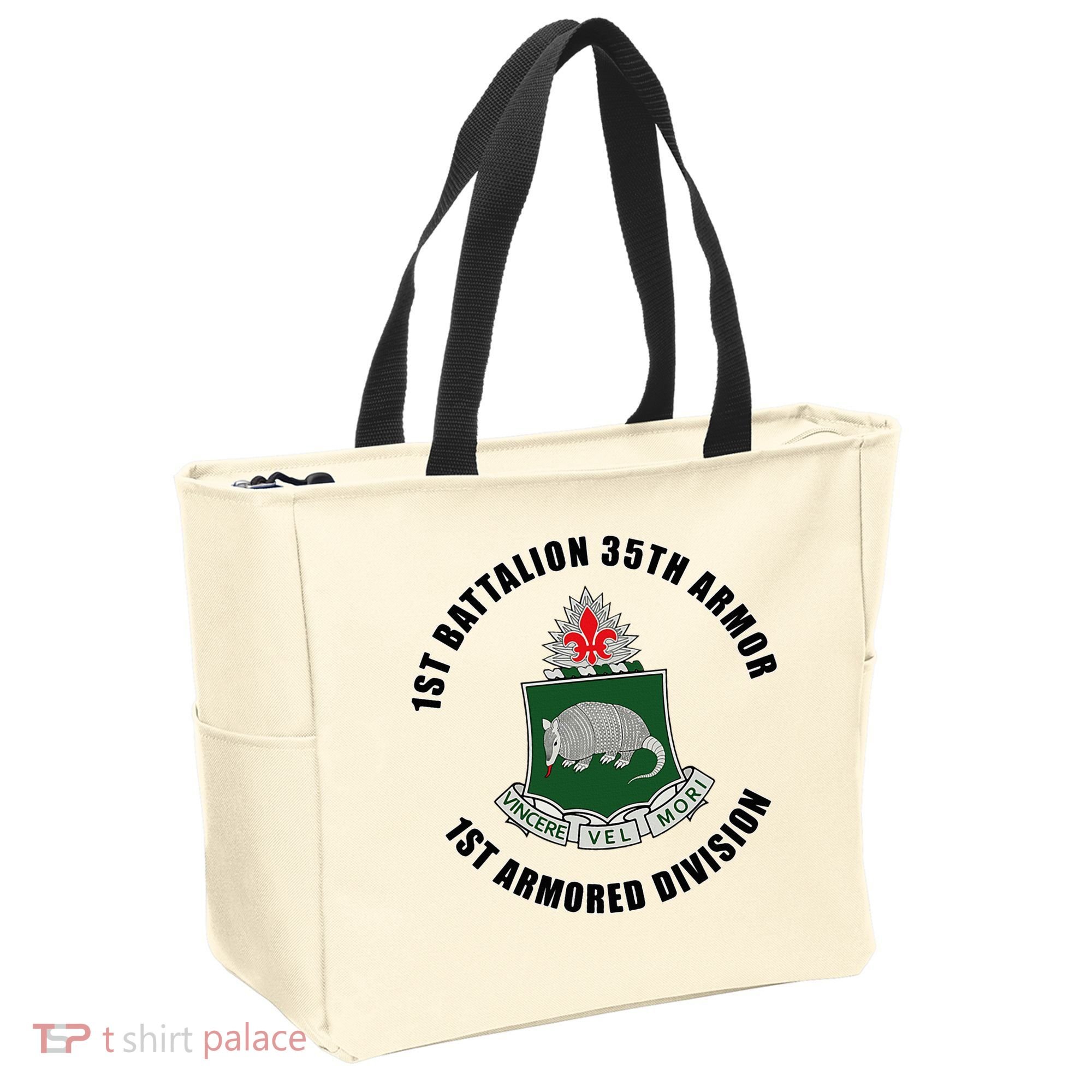 1st Battalion 35th Armor 1st Armored Division Tote Bag