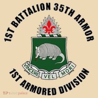 1st Battalion 35th Armor 1st Armored Division Tote Bag thumb 4