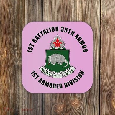 1st Battalion 35th Armor 1st Armored Division Coaster