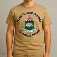 1st Battalion 35th Armor 1st Armored Division T-Shirt thumb 3