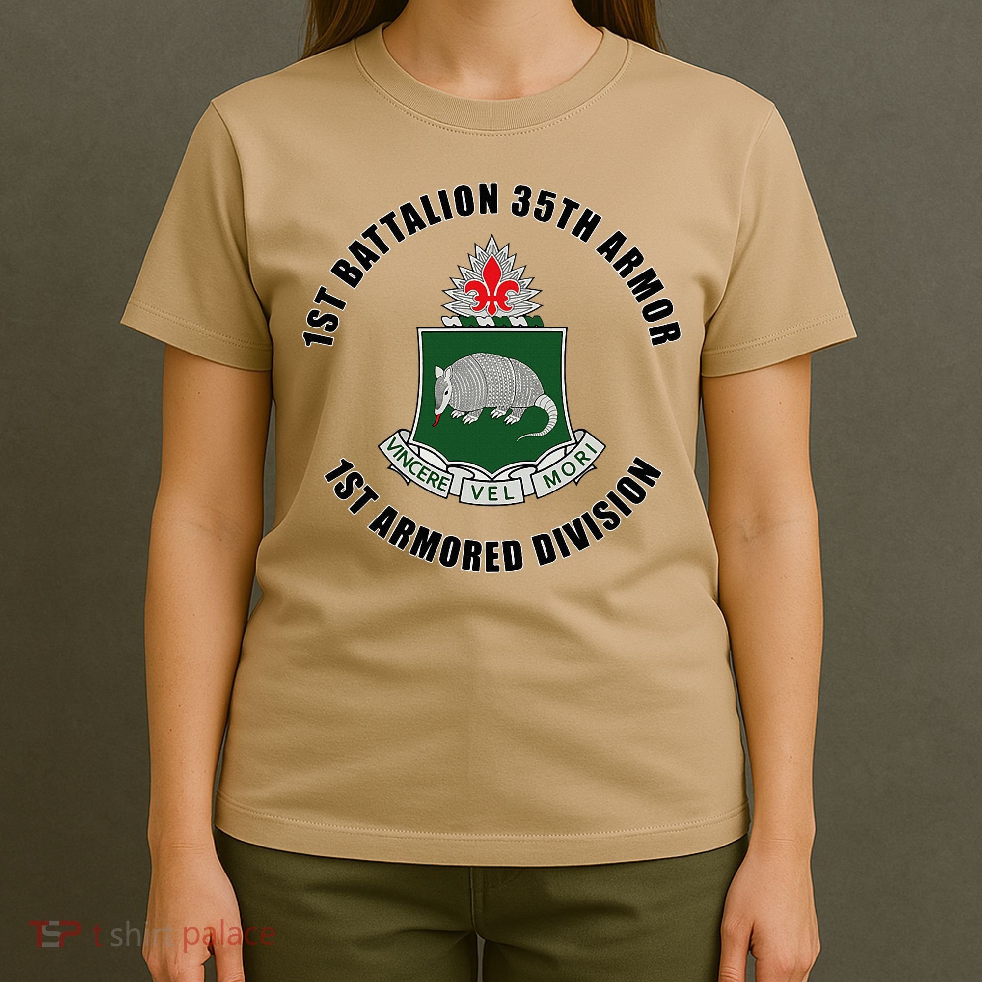 1st Battalion 35th Armor 1st Armored Division T-Shirt