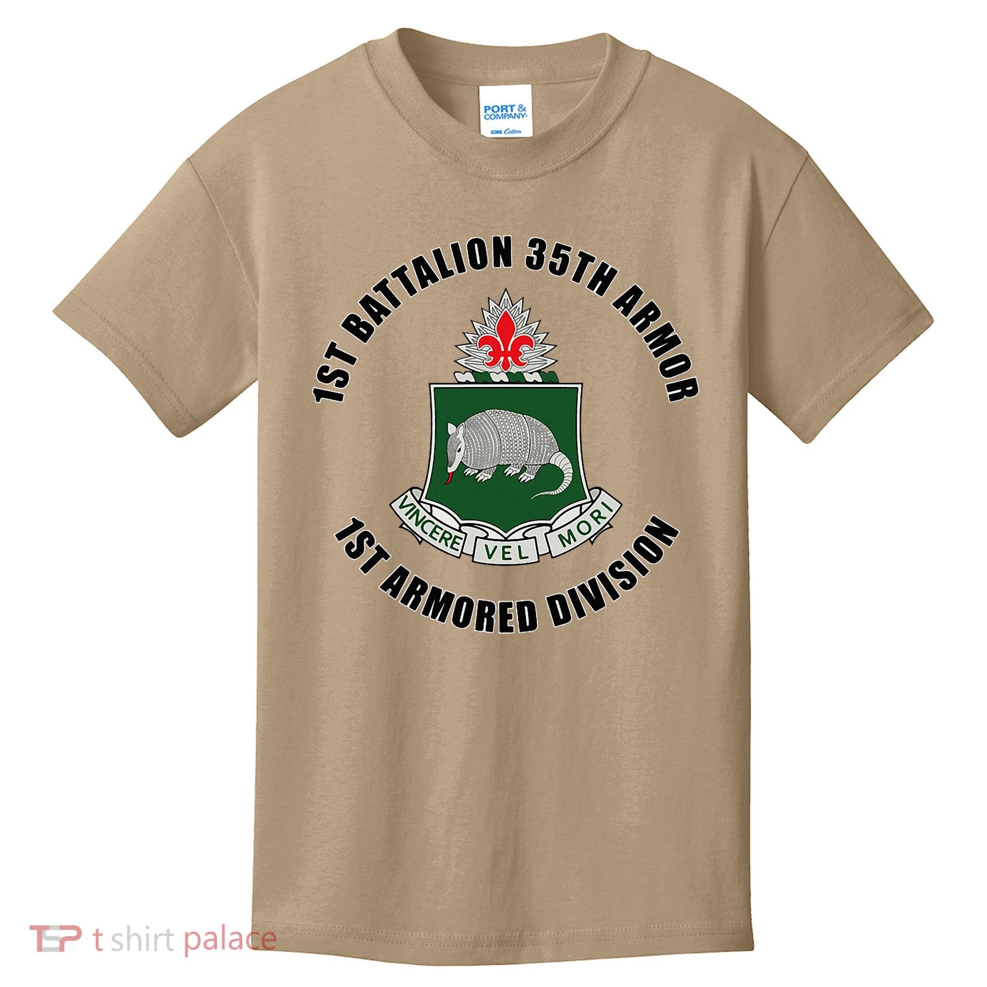 1st Battalion 35th Armor 1st Armored Division Kids T-Shirt