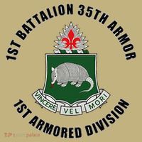 1st Battalion 35th Armor 1st Armored Division Kids T-Shirt thumb 2