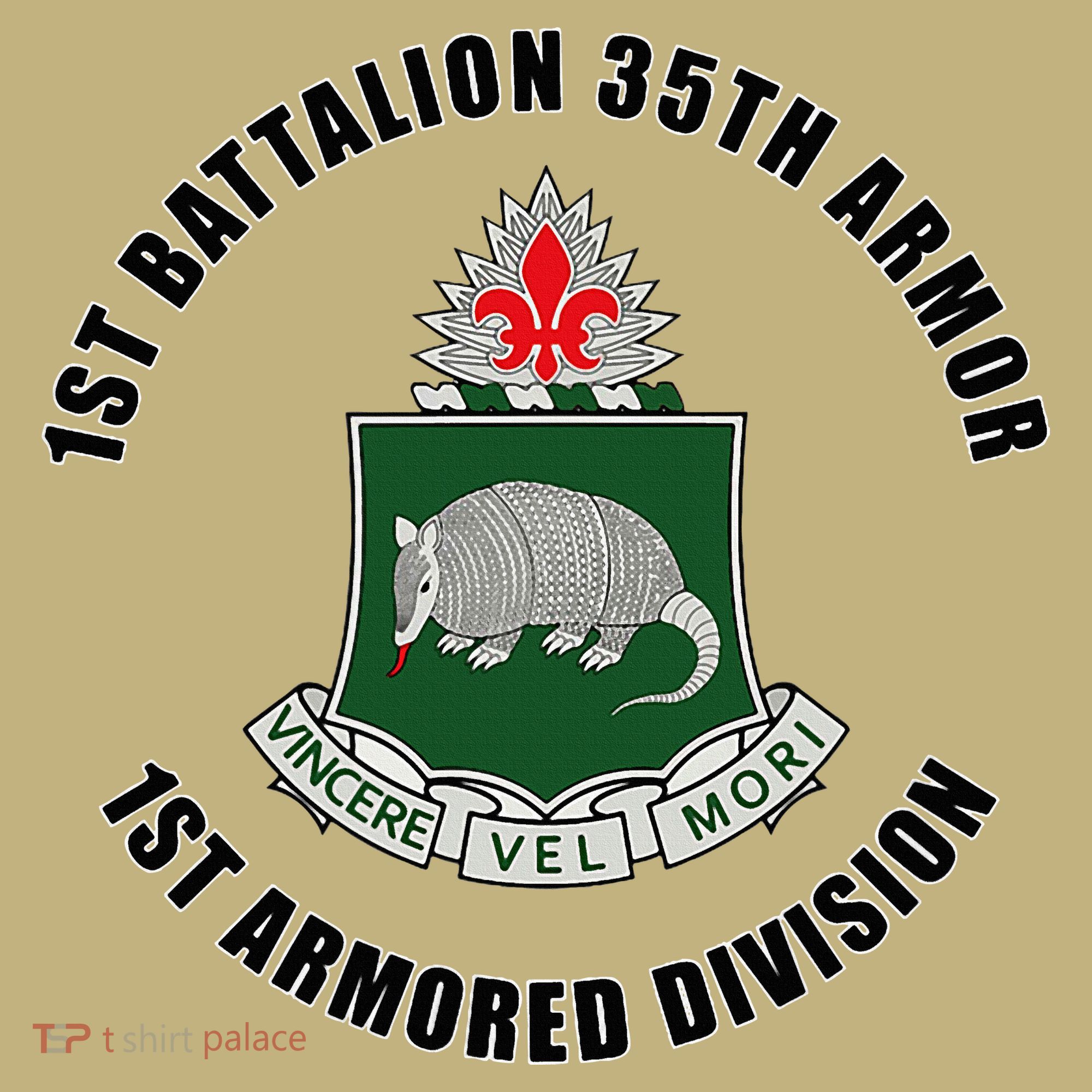 1st Battalion 35th Armor 1st Armored Division Kids T-Shirt