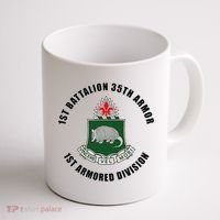 1st Battalion 35th Armor 1st Armored Division Coffee Mug thumb 1