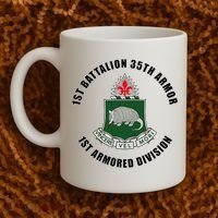 1st Battalion 35th Armor 1st Armored Division Coffee Mug thumb 2