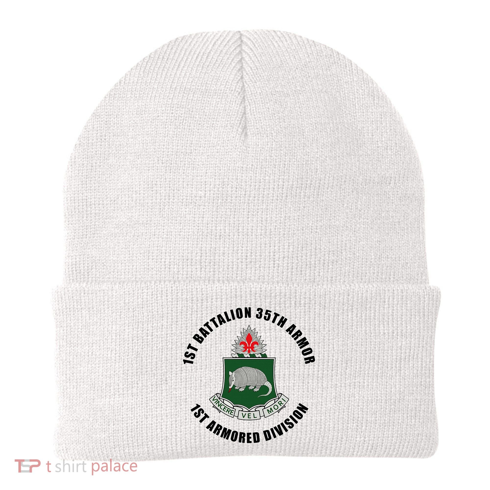 1st Battalion 35th Armor 1st Armored Division Beanie