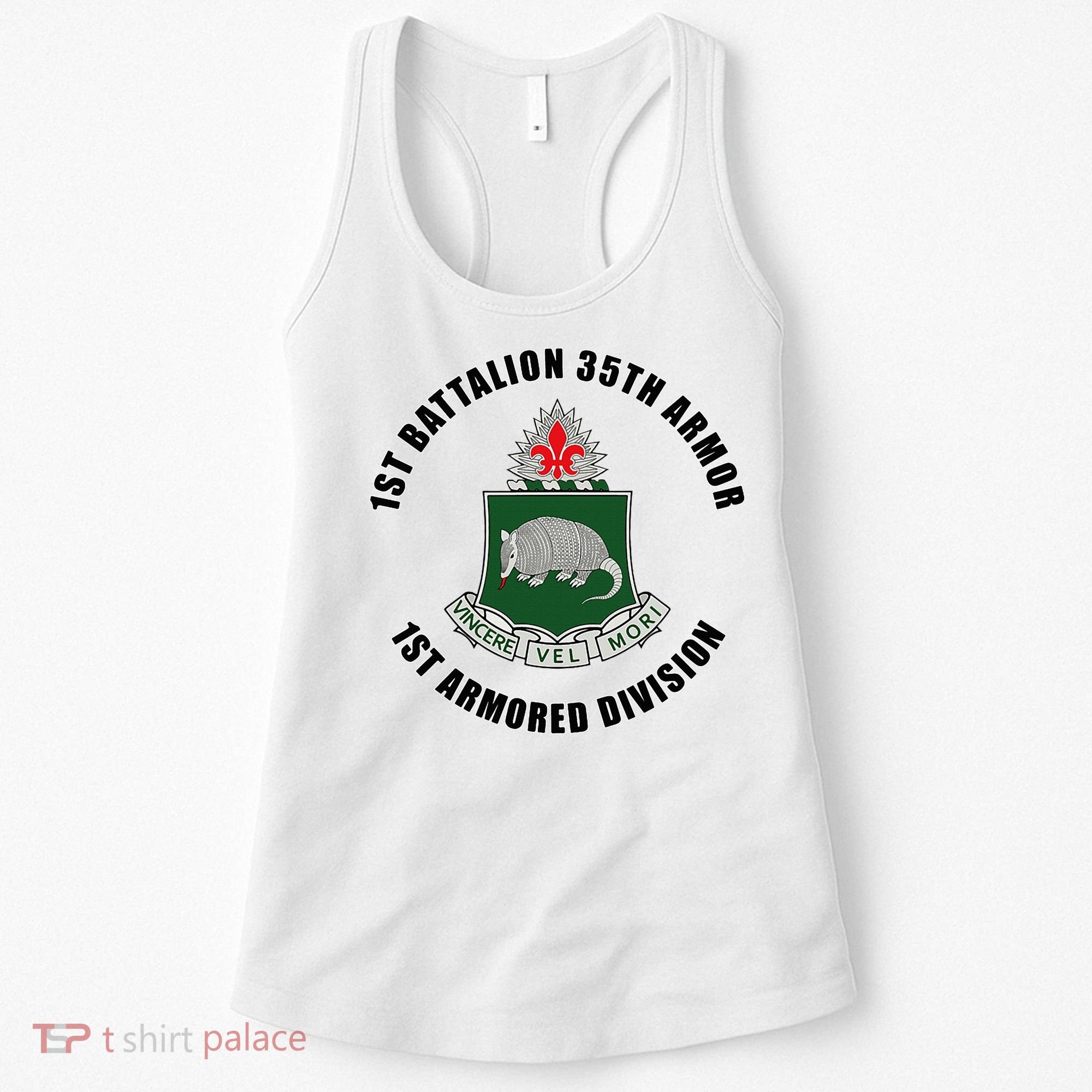 1st Battalion 35th Armor 1st Armored Division Women's Tank Top