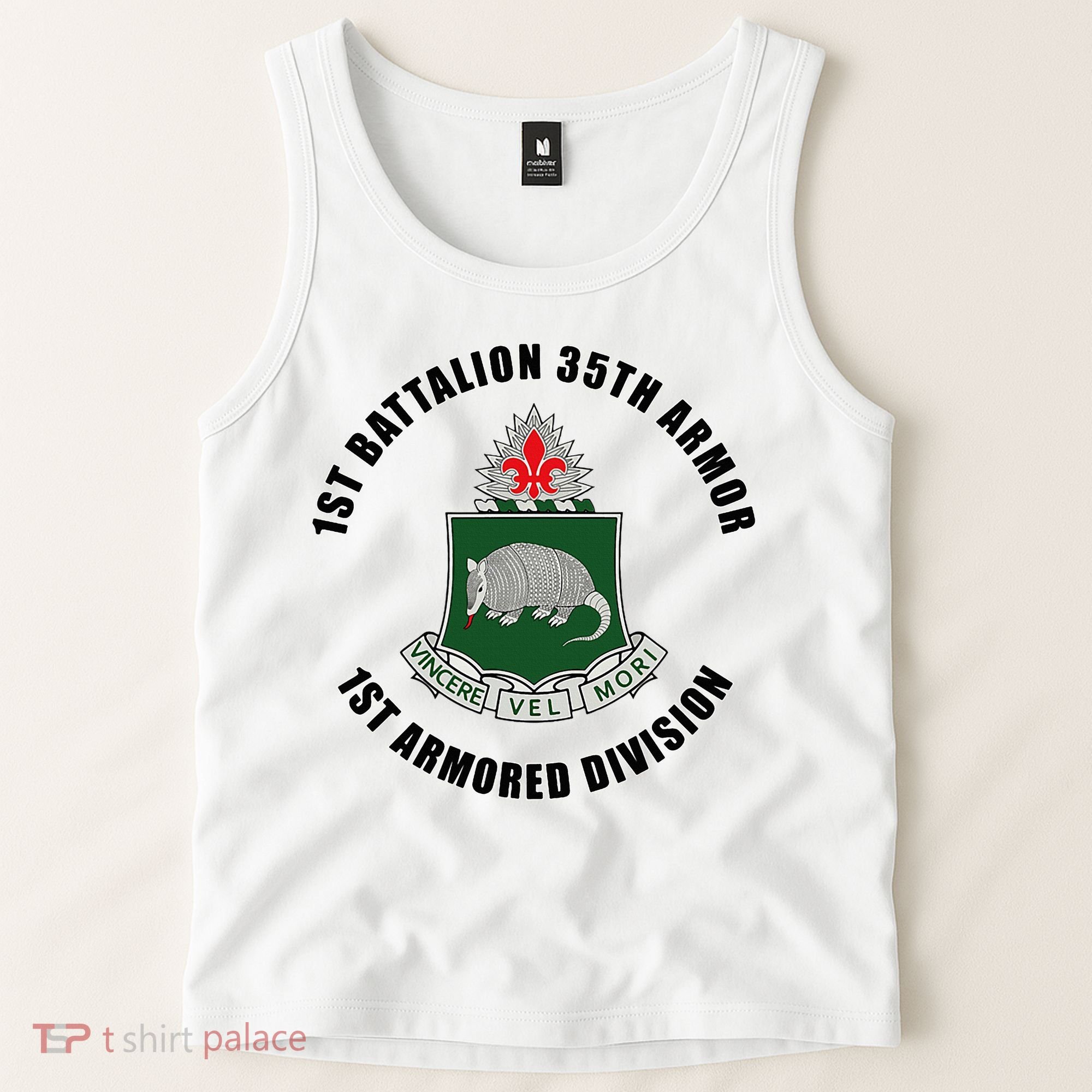1st Battalion 35th Armor 1st Armored Division Tank Top