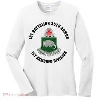 1st Battalion 35th Armor 1st Armored Division Women's Long Sleeve Shirt thumb 0