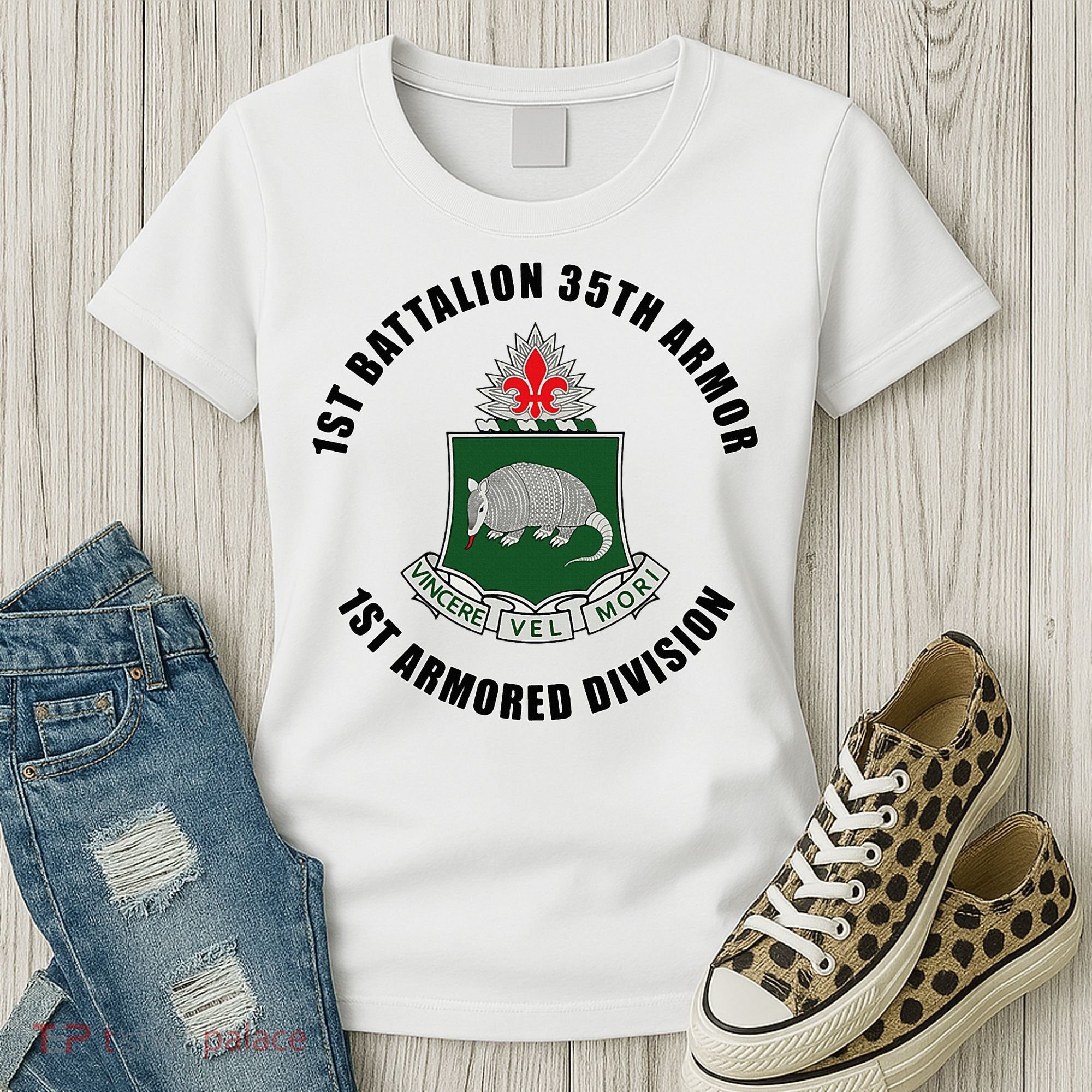 1st Battalion 35th Armor 1st Armored Division Women's T-Shirt