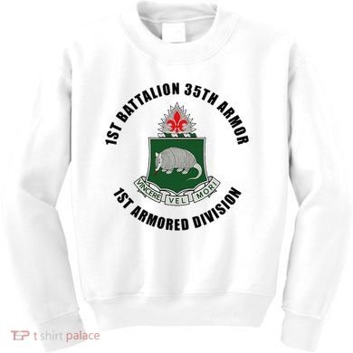 1st Battalion 35th Armor 1st Armored Division Kids Sweatshirt