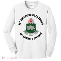 1st Battalion 35th Armor 1st Armored Division Kids Long Sleeve Shirt thumb 0