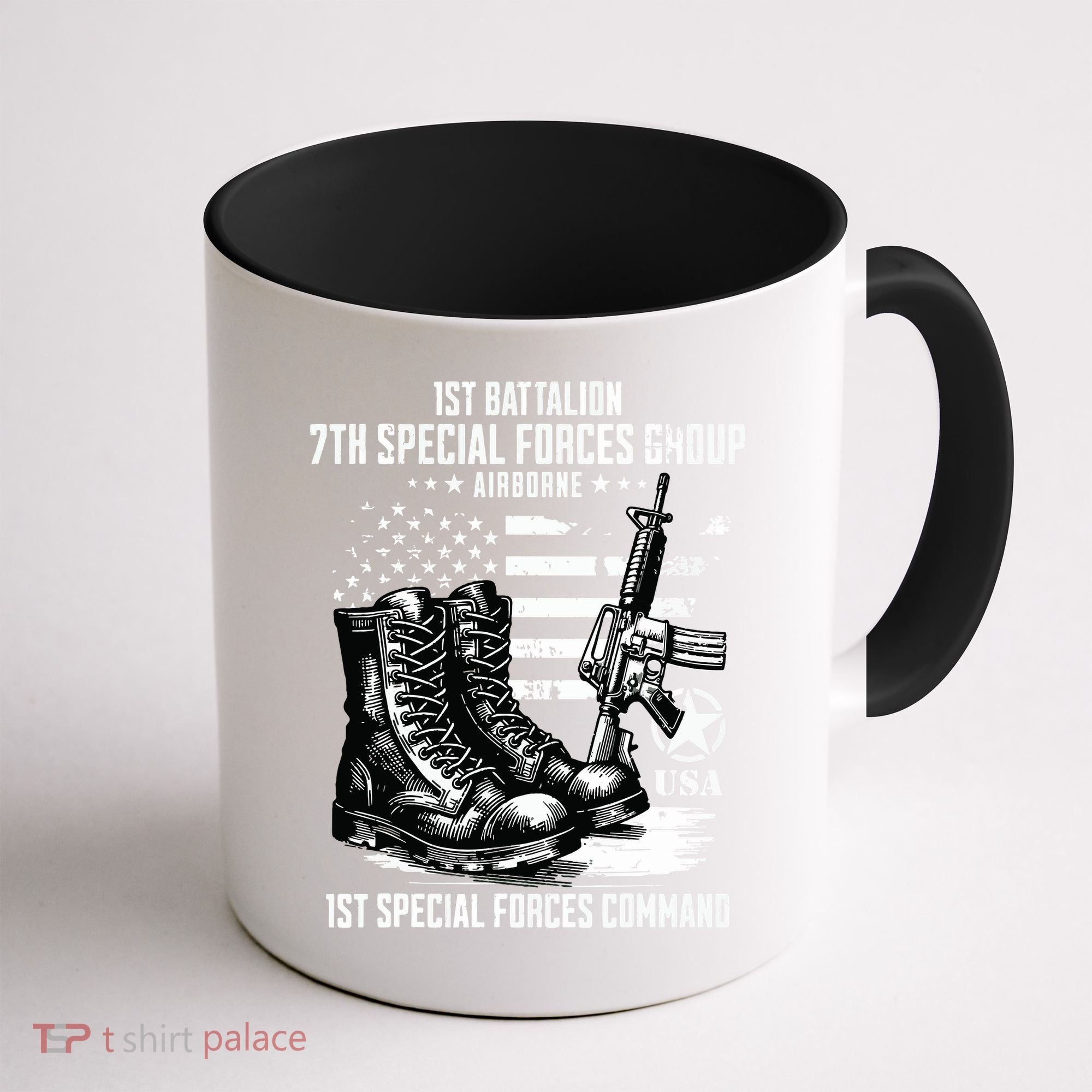 1st Battalion 7th Special Forces Group Airborne Veteran Coffee Mug