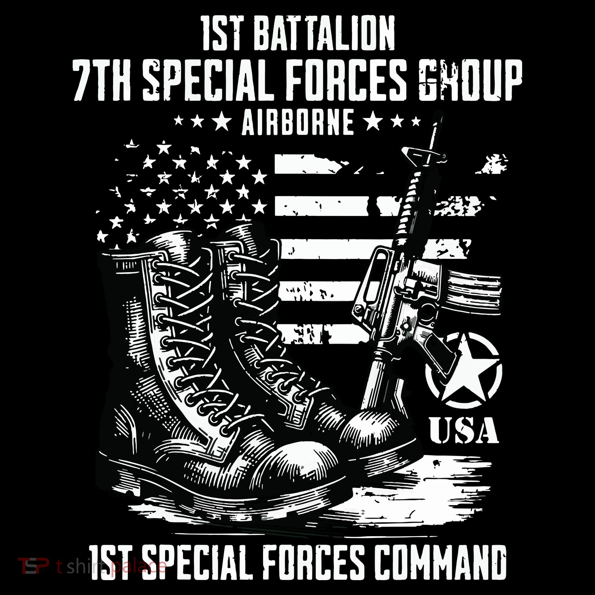 1st Battalion 7th Special Forces Group Airborne Veteran Coffee Mug