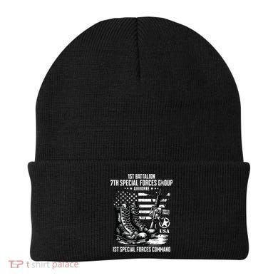 1st Battalion 7th Special Forces Group Airborne Veteran Beanie