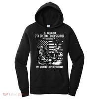 1st Battalion 7th Special Forces Group Airborne Veteran Women's Hoodie thumb 0