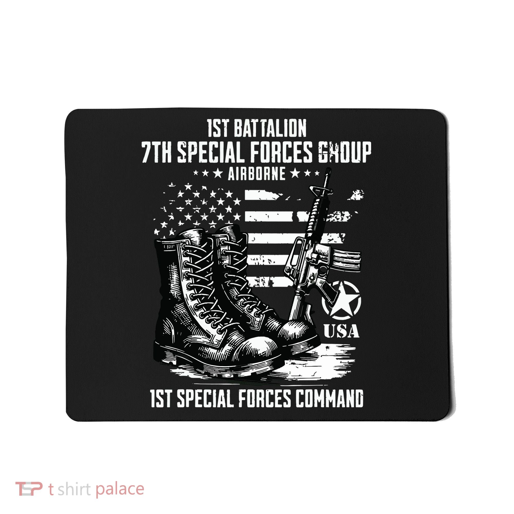 1st Battalion 7th Special Forces Group Airborne Veteran Mousepad