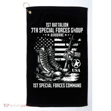 1st Battalion 7th Special Forces Group Airborne Veteran Golf Towel