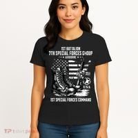1st Battalion 7th Special Forces Group Airborne Veteran Women's T-Shirt thumb 4