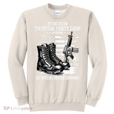 1st Battalion 7th Special Forces Group Airborne Veteran Sweatshirt