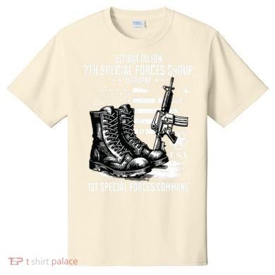 1st Battalion 7th Special Forces Group Airborne Veteran T-Shirt
