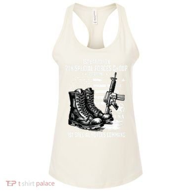 1st Battalion 7th Special Forces Group Airborne Veteran Women's Tank Top