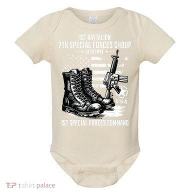 1st Battalion 7th Special Forces Group Airborne Veteran Baby Bodysuit