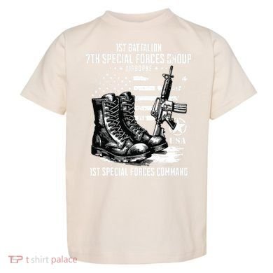 1st Battalion 7th Special Forces Group Airborne Veteran Toddler T-Shirt