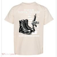 1st Battalion 7th Special Forces Group Airborne Veteran Toddler T-Shirt thumb 0