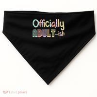 18th Birthday Adultish 18 Years Old Women USA-Made Doggie Bandana thumb 0