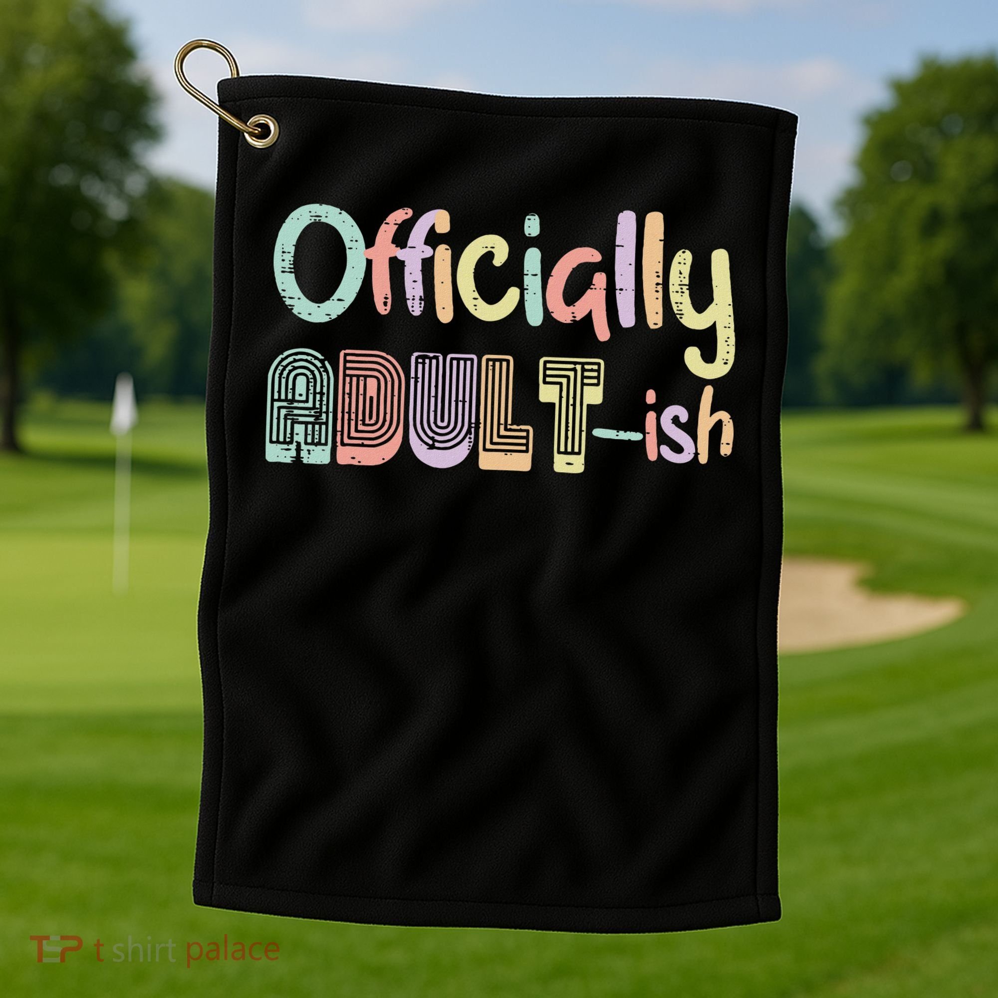 18th Birthday Adultish 18 Years Old Women Golf Towel