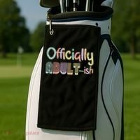 18th Birthday Adultish 18 Years Old Women Golf Towel thumb 2