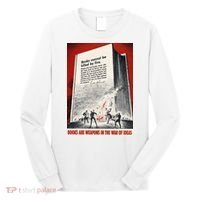 1940s Books Are Weapons Book Burning Wwii Propaganda War Poster Long Sleeve Shirt thumb 0