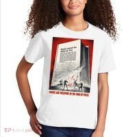 1940s Books Are Weapons Book Burning Wwii Propaganda War Poster Kids T-Shirt thumb 2