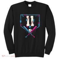 11th Birthday Baseball Home Plate Drip Ice Cream Sprinkle Sweatshirt thumb 0