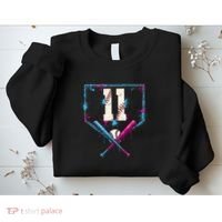 11th Birthday Baseball Home Plate Drip Ice Cream Sprinkle Sweatshirt thumb 2