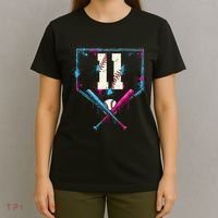 11th Birthday Baseball Home Plate Drip Ice Cream Sprinkle T-Shirt thumb 4