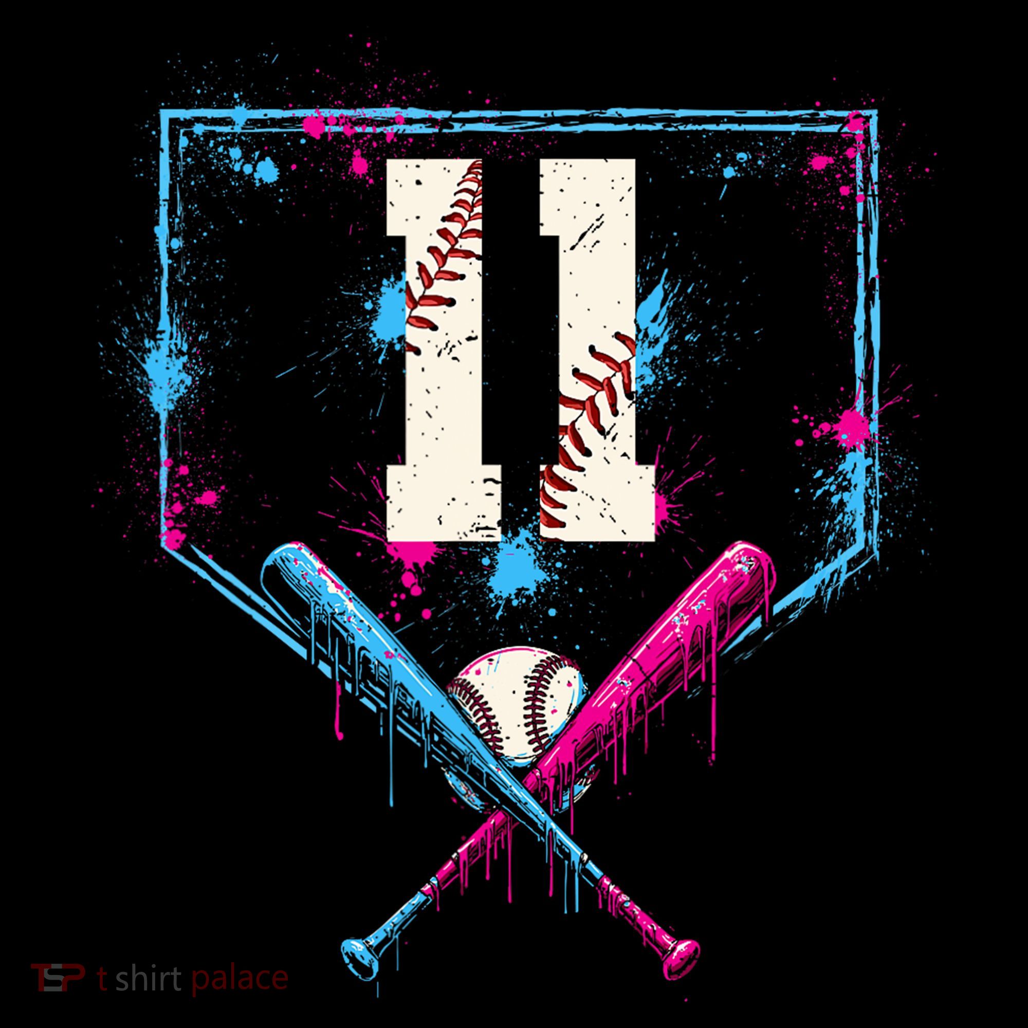 11th Birthday Baseball Home Plate Drip Ice Cream Sprinkle Women's Hoodie