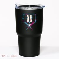 11th Birthday Baseball Home Plate Drip Ice Cream Sprinkle Tumbler thumb 0
