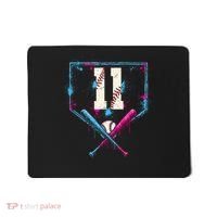 11th Birthday Baseball Home Plate Drip Ice Cream Sprinkle Mousepad thumb 0